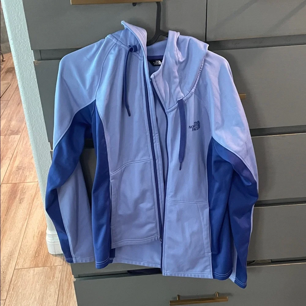 The North Face Lavender and Royal Blue Hoodie